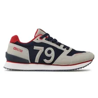 Półbuty męskie - Buty męskie sportowe półbuty memory foam Big Star LL174256 beżowe beżowy - miniaturka - grafika 1