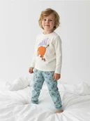 Piżamy chłopięce - Sinsay - Piżama dwuczęściowa - kremowy - miniaturka - grafika 1