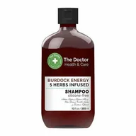 Szampony do włosów - The Doctor, Health&Care, Szampon do włosów Energia Łopianu i 5 Ziół 355 ml - miniaturka - grafika 1