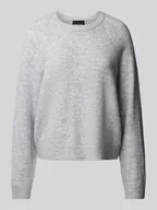Swetry damskie - Sweter o kroju relaxed fit z okrągłym dekoltem model ‘OLLA’ - miniaturka - grafika 1