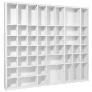 Półka na drobiazgi biała organizer z drewna duży - Pudełka i szkatułki - miniaturka - grafika 1