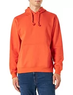 Bluzy męskie - Clique Męska bluza z kapturem Basic, Pomarańczowy (krwionośny), XXL - miniaturka - grafika 1