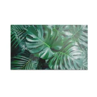 Deski do krojenia - Szklana deska kuchenna HOMEPRINT Liście monstera 60x52 cm - miniaturka - grafika 1