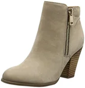 Kozaki damskie - ALDO Damskie kozaki Janella z krótką cholewką, beżowy - beżowy Bone Nabuck 33-37 eu - miniaturka - grafika 1