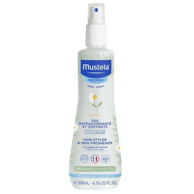 Mustela - Odświeżający spray ułatwiający rozczesywanie włosów 200ml