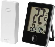 Stacje pogodowe - Zegar Termometr Bezprzewodowy Zasięg Do 60M - miniaturka - grafika 1