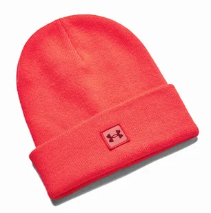 Czapka zimowa Under Armour Halftime Cuff czerwona - Czapki damskie - miniaturka - grafika 1