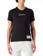 Koszulki męskie - Champion T-shirt męski Sport Tech, czarny, M - miniaturka - grafika 1