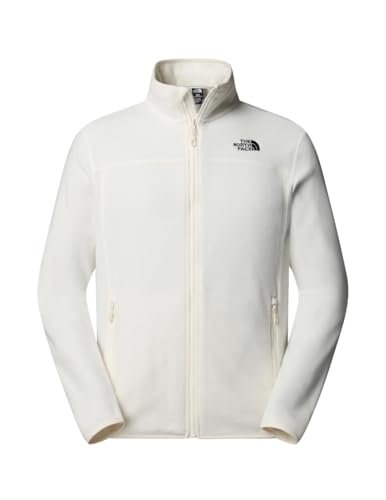 THE NORTH FACE Męska kurtka polarowa 100 Glacier Full Zip White Dune, S