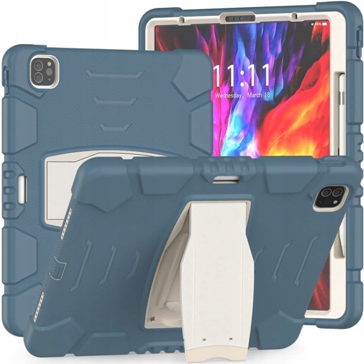 Etui Obudowa Case na Tablet iPad Mini 6 8.3 Pancerny Czarny Niebieski