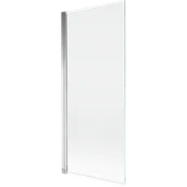 Parawany nawannowe - Mexen Mist parawan nawannowy 1-skrzydłowy 80 x 150 cm, transparent, chrom - 8A9-080-001-01-00 - miniaturka - grafika 1