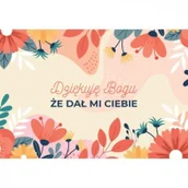 Magnesy - SZARON Magnes na lodówkę - Dziękuję Bogu - Szaron - miniaturka - grafika 1