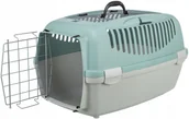 Transportery dla kotów - Trixie Capri 3 Open Top transport box, S:40×38×61cm,light grey/sage - miniaturka - grafika 1