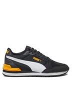 Buty dla dziewczynek - Puma Sneakersy ST Runner v4 Mesh Jr 399876 03 Czarny - miniaturka - grafika 1