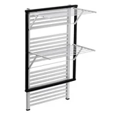 Suszarki na ubrania - Suszarka na pranie ARREDAMENTI Klaus Czarny - miniaturka - grafika 1