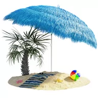 Parasole ogrodowe - Parasol Hawaii Niebieski Ø160cm Ochrona UV 30+ - miniaturka - grafika 1