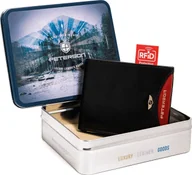 Portfele - Peterson Mały, skórzany portfel męski w orientacji poziomej z systemem RFID Peterson NoSize - miniaturka - grafika 1