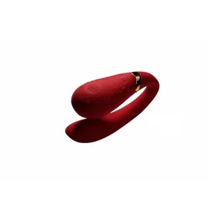Zalo (US) Wibrator dla Par z aplikacją - Zalo Fanfan Bright Red 6_8775 - Wibratory i masażery - miniaturka - grafika 2