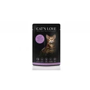 Cats Love Lachs & Huhn- łosoś i kurczak w naturalnej galaretce 85 g - Mokra karma dla kotów Cats Love Lachs & Huhn- łosoś i kurczak w naturalnej galaretce 85 g - Mokra karma dla kotów - miniaturka - grafika 1