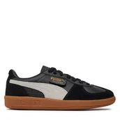 Sneakersy męskie - Sneakersy Puma Palermo Lth 396464 03 Czarny - miniaturka - grafika 1