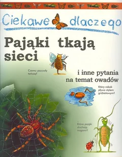 Ciekawe dlaczego pająki tkają sieci - Książki edukacyjne - miniaturka - grafika 1