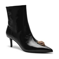 Botki damskie - Kurt Geiger Skórzane botki na szpilce Belgravia - miniaturka - grafika 1