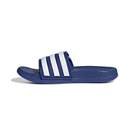 Kapcie damskie - Adidas Adilette Comfort Adj kapcie basenowe dla dzieci i młodzieży Czarny/Niebieski EU, Niebieski Biały, 28 EU - miniaturka - grafika 1