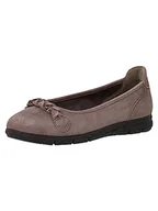 Moda i Uroda OUTLET - Tamaris Comfort Damskie 8-82102-41 wygodne buty damskie z łańcuszkiem, buty na co dzień, biznesowe, baleriny, antracytowy, 37 EU Weit - miniaturka - grafika 1