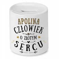 Skarbonki - SKARBONKA DONALD TUSK PLATFORMA PO I WORK HARD z Nadrukiem ze Zdjęciem + Opakowanie na prezent (wzór 02) - miniaturka - grafika 1