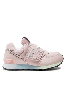 New Balance Sneakersy PV574MSE Różowy - Buty dla dziewczynek - miniaturka - grafika 1