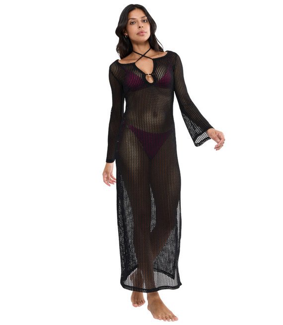 Długa koszula damska Triumph Beach MyWear Crochet Long Dress-38