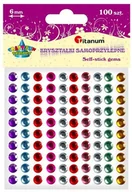 Pasmanteria - TITANUM Kryształki TITANUM okrągłe mix 307922 - miniaturka - grafika 1