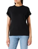 Koszulki i topy damskie - ONLY JdY Damska koszulka JDYNELLY S/S O-Neck Top JRS NOOS T-Shirt, czarna, M - miniaturka - grafika 1