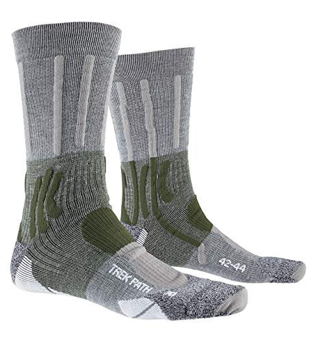 X-SOCKS Skarpety męskie Trek Path Szary Dolomit szary/leśny zielony 39-41