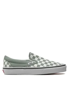 Vans Tenisówki Classic Slip-On VN000BVZCJL1 Zielony - Trampki damskie - miniaturka - grafika 1