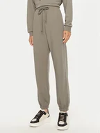 Spodnie sportowe damskie - Max Mara Leisure Spodnie dresowe Pirano 2426786088 Beżowy Regular Fit - miniaturka - grafika 1