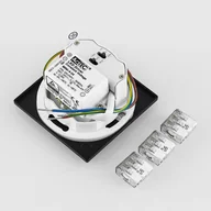 Oprawy, klosze i abażury - Molto Luce oprawa wpuszczana LED Wall 68 R Sina IP44 SQ, czarny - miniaturka - grafika 1