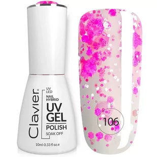 Luxury lakier hybrydowy do paznokci 106 Pink Pop 10ml - Lakiery hybrydowe - miniaturka - grafika 1