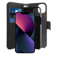 Etui i futerały do telefonów - Etui Puro Wallet Detachable 2w1 do iPhone 13/14 Czarny - miniaturka - grafika 1