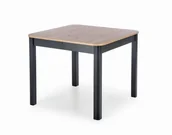 Ławy i stoliki kawowe - ST46M 90x90-130cm stół rozkładany dąb artisan nogi czarne - miniaturka - grafika 1