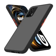 Etui i futerały do telefonów - Etui Cadorabo do Realme GT / GT Neo 2T / Q3 PRO w matowej czerni hybrydowe etui ochronne z silikonem TPU wewnątrz i matowym plastikowym tyłem Etui Pokrowiec na telefon komórkowy - miniaturka - grafika 1
