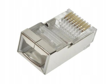 Wtyk sieciowy RJ45 8P8C ekranowny linka x10szt