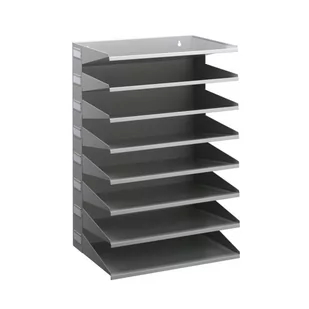 Durable Sorter na dokumenty 8 półek Kolor: Szary 336110 - Pojemniki biurowe - miniaturka - grafika 1