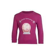 Kurtki jeździeckie - Bluza HKM Sweatshirt Polly młodzieżowa różowa, rozmiar: 146/152 - miniaturka - grafika 1