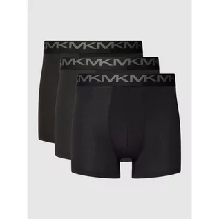 Majtki męskie - Obcisłe bokserki z paskiem z logo w zestawie 3 szt. model STRETCH FACTOR BOXER - MICHAEL Michael Kors - grafika 1