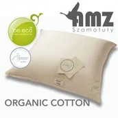 Poduszki - Poduszka ORGANIC COTTON PUCH GĘSI 90% AMZ 70x80 - miniaturka - grafika 1