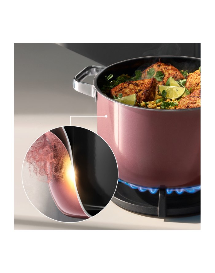 Wmf Komplet Garnków Fusiontec Mineral Pro 4szt. Rose Quartz 0518955290