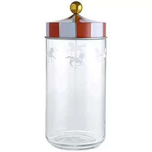 Alessi CIRCUS Słoik hermetyczny ze stalową pokrywką szkło 1,5l (MW30/150) - Pojemniki kuchenne - miniaturka - grafika 1