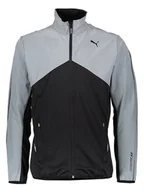 Kurtki i kamizelki sportowe męskie - Puma Kurtka funkcyjna "NightCat" w kolorze szaro-czarnym - miniaturka - grafika 1