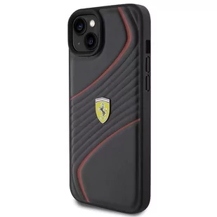 Ferrari FEHCP15MPTWK iPhone 15 Plus 6.7" czarny/black hardcase Twist Metal Logo - Etui i futerały do telefonów - miniaturka - grafika 2